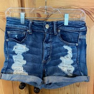 American Eagle high waisted jean shorts